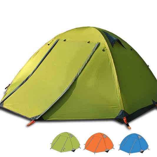 Door Aluminum Pole Camping Tent 2-4 Birth