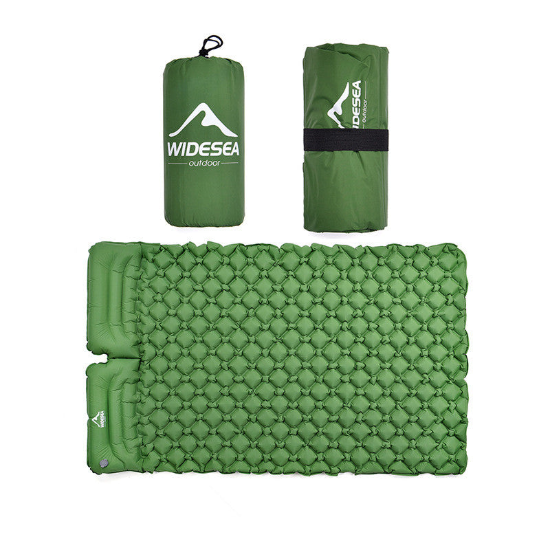 Camping Inflatable Moisture-Proof Mat Double Portable Ultra-Light Mat Quick Inflatable Camping Air Mat