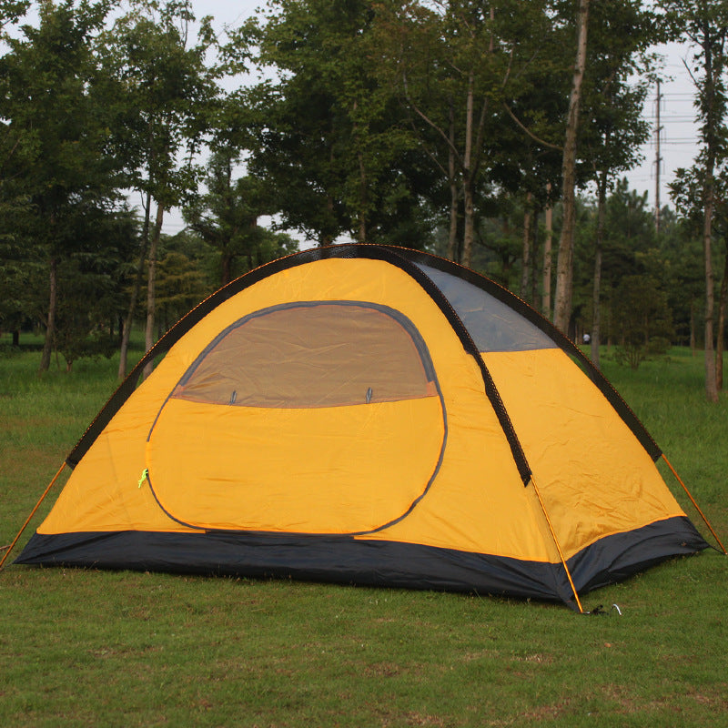 Double-layer Aluminum Pole Tent 2-4 Birth