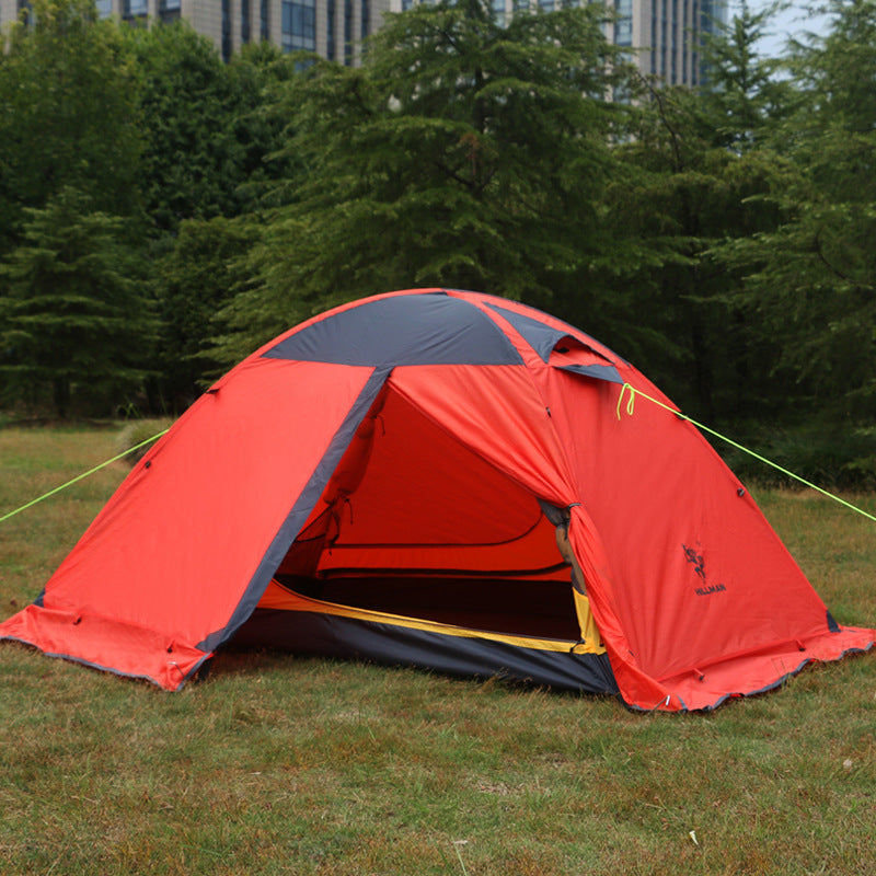 Double-layer Aluminum Pole Tent 2-4 Birth