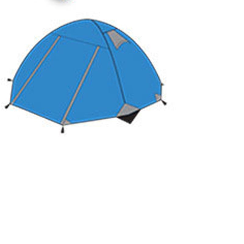 Door Aluminum Pole Camping Tent 2-4 Birth