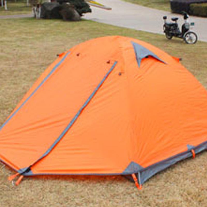 Door Aluminum Pole Camping Tent 2-4 Birth